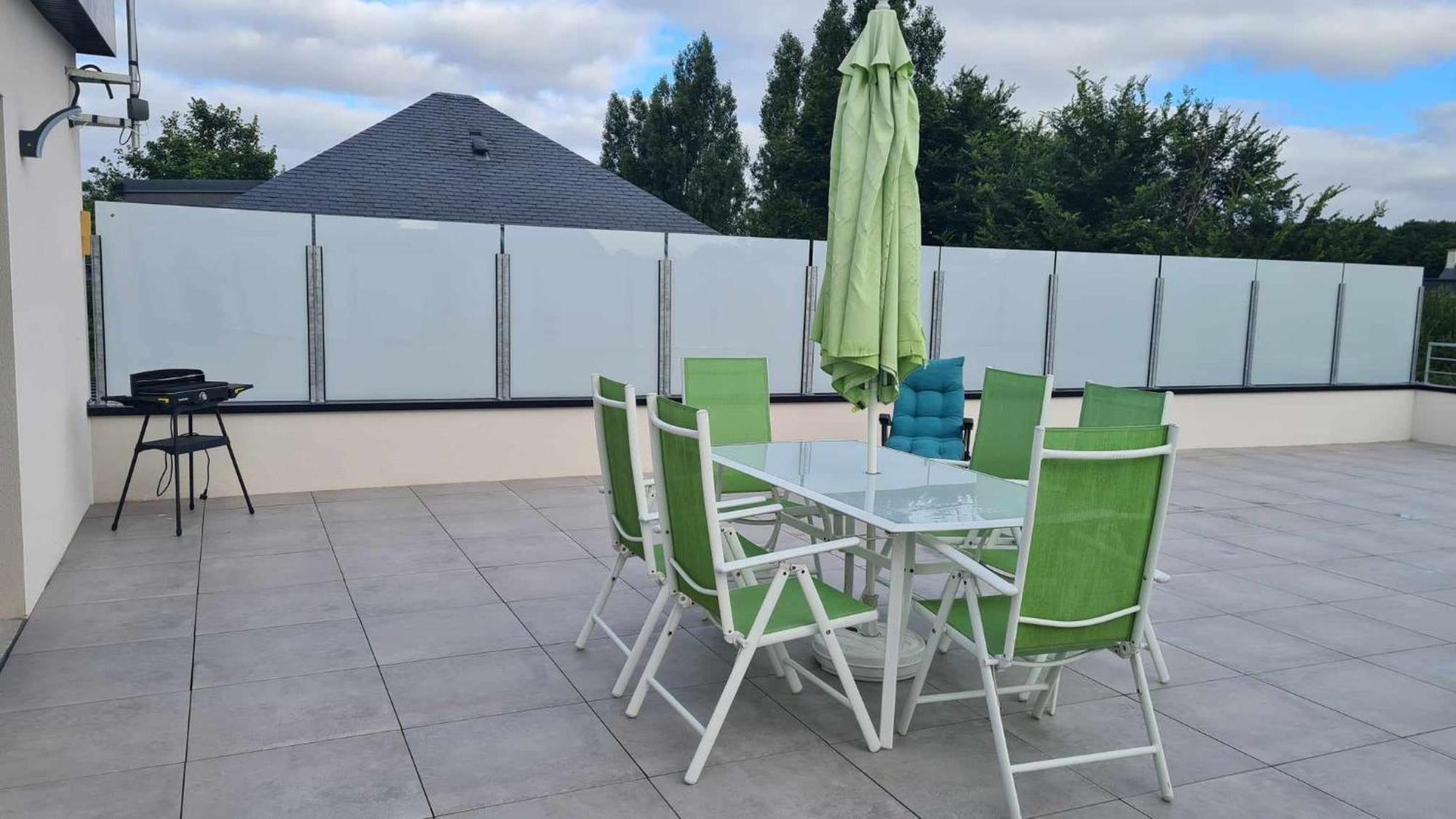 Location Saisonniere Pres De La Mer Avec Rooftop Riantec Exterior foto